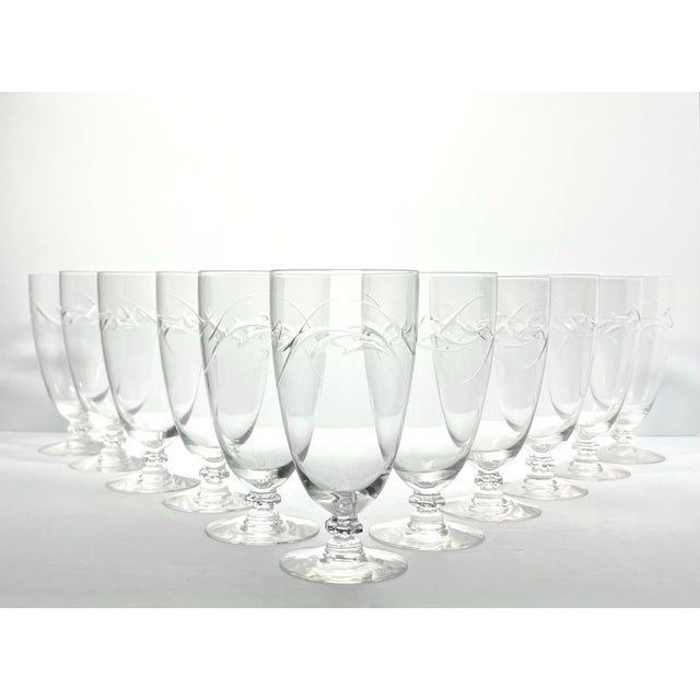 Tiffin Franciscan “Surf” Set of 11 Iced Tea Glasses 6 1/4” 14oz Excellent condition. No chips, cracks, or fleabites....