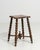 20th Century Oak Bobbin Stool with Turned Wood Legs For Sale - Image 10 of 12