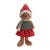 Kenneth Ludwig Chicago Holiday Plush Bear Figurines (Set of 2) For Sale - Image 4 of 5