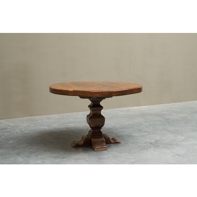 Sculptural Center or Dining Table in Oak, 1960s For Sale - Image 3 of 10