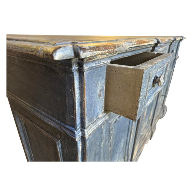 Italian Painted Credenza For Sale - Image 10 of 12