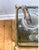 1950s Neoclassical Square Brass Serving Trolley, 1950s For Sale - Image 5 of 7