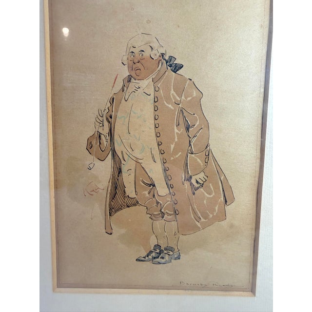 Antique Joseph Clayton Clarke Kyd John Willet Watercolor Illustration Painting For Sale In New York - Image 6 of 14