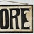 Wood Late 19th Century Antique Hand Painted Bold "Store" Wood Trade Sign For Sale - Image 7 of 15