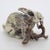Vintage Italian Handmade Genuine Silver & Brass Rabbit Bunny Figurine Miniature For Sale - Image 6 of 10
