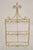 Vintage Gold Gilt Metal Hollywood Regency Scrolling Iron 3 Tier Small Wall Shelf For Sale - Image 10 of 10