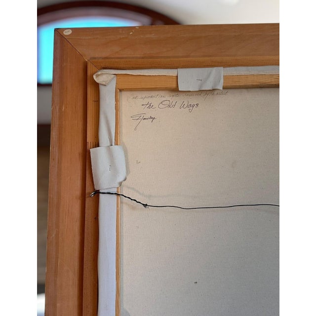 Early 21st Century The Old Ways’ Large Western Oil Painting by Carolyne Hawley For Sale - Image 5 of 7