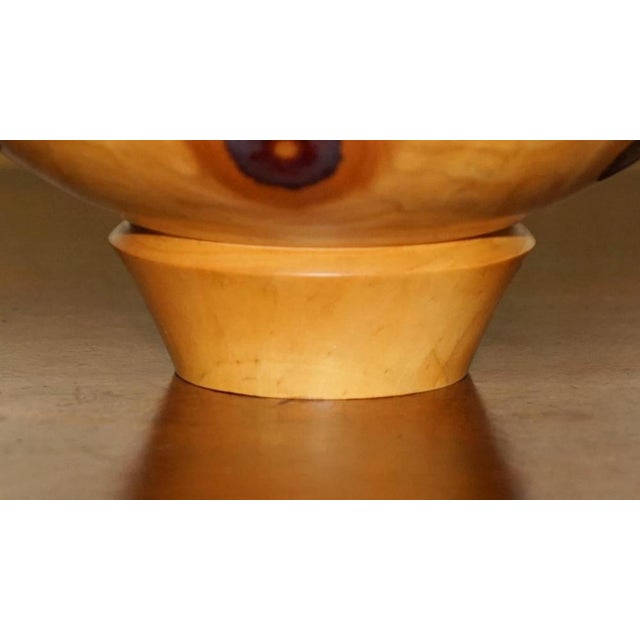 Gold Super Large Monkey Puzzle Wood Fruit Bowl by Gregory Jervis Moreton For Sale - Image 8 of 18
