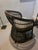 Pair of Rattan and Bamboo Barrel Back Armchairs With Cream Cushions For Sale - Image 9 of 11