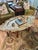 Chinoiserie Vintage Hollywood Regency Brass Tray Top on Faux Bamboo Base Coffee Table For Sale - Image 3 of 14