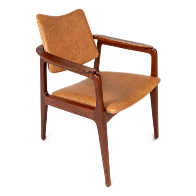 Rare Model 132 Accent Chair by Sigvard Bernadotte for France & Son France & Daverkosen Sold by John Stuart, Denmark, C. 1953 For Sale