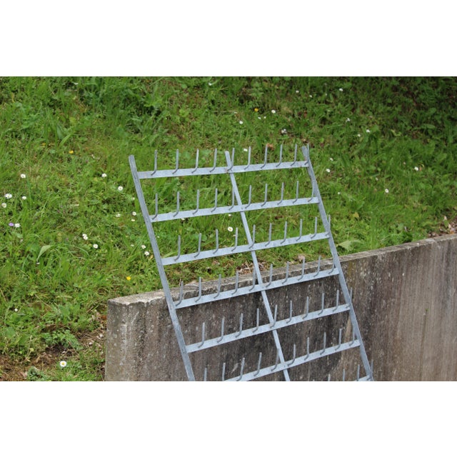 Large Metal Storage Rack, 1950s For Sale - Image 16 of 18