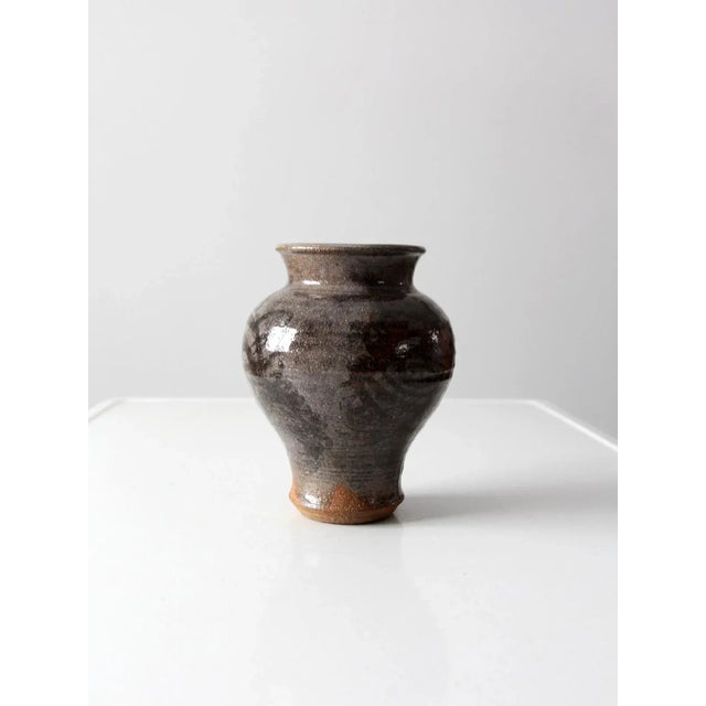 Vintage Studio Pottery Vase For Sale - Image 10 of 10