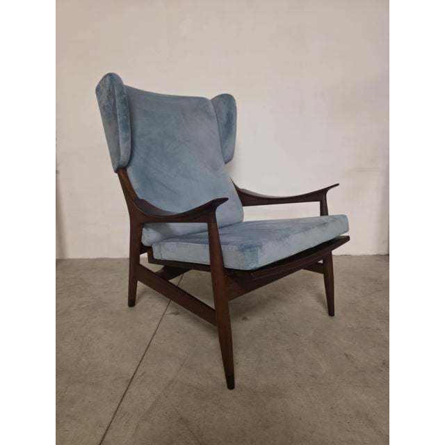 Wood Scandinavian-Style Lounge Chair from Framar, 1950s For Sale - Image 7 of 9