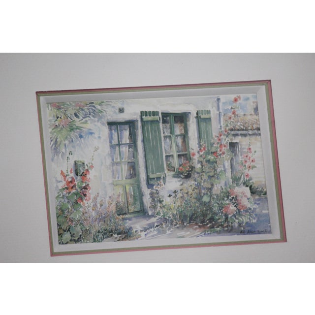 Blue Still Life Composition, 1970s, Watercolor, Set of 2 For Sale - Image 8 of 18