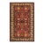 Rustic Super Kazak Red/Beige Wool Rug - 4'1'' X 5'10'' For Sale
