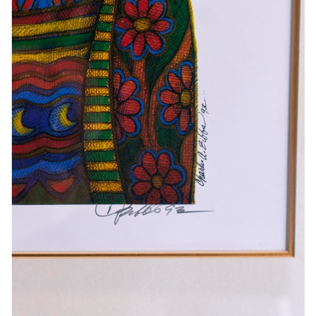 1990s Charles Bibbs "The Gift, Series I I" Lithograph Edition 208 For Sale - Image 5 of 8