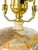 Ceramic Vintage Orange and Cream Marbleized Ceramic Baluster Form Lamp For Sale - Image 7 of 15