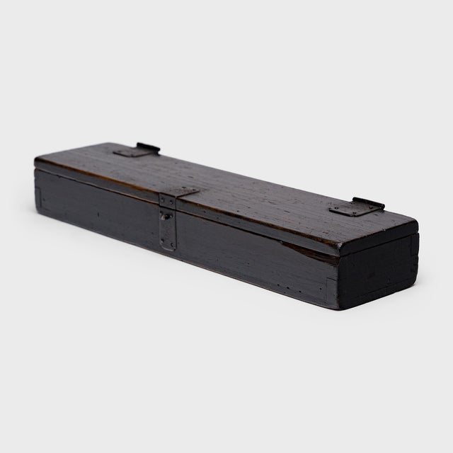 This elegant container is a 19th-century Chinese document box, once used by a Qing-dynasty scholar-official to store...