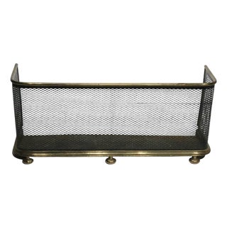 Antique Nursery Fireplace Fender For Sale