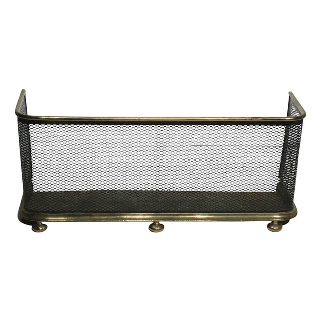 Antique Nursery Fireplace Fender For Sale