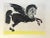 Limited Edition German Dry Point Etching of Pegasus by Biejd 1968 For Sale - Image 4 of 6