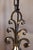 Mid 20th Century French Six Light Wrought Iron Chandelier with Cascading Scrolls, USA Wired For Sale - Image 9 of 10