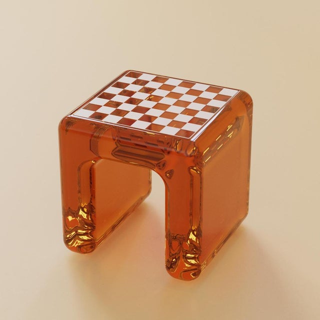 Not Yet Made - Made To Order Candy Chess Table by Luis Gimeno For Sale - Image 5 of 11