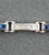 3.75 Ct Natural Sapphire & Diamond Tennis Bracelet For Sale - Image 4 of 9