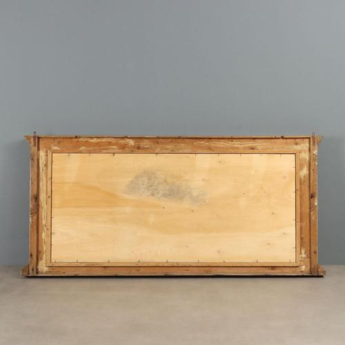 Antique Restoration Carved Gilded Wood Mirror, Italy, 19th Century For Sale - Image 9 of 10