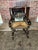 19th Century Antique American Sheraton Style Hand-Painted Rush Seat Armchair For Sale - Image 9 of 11