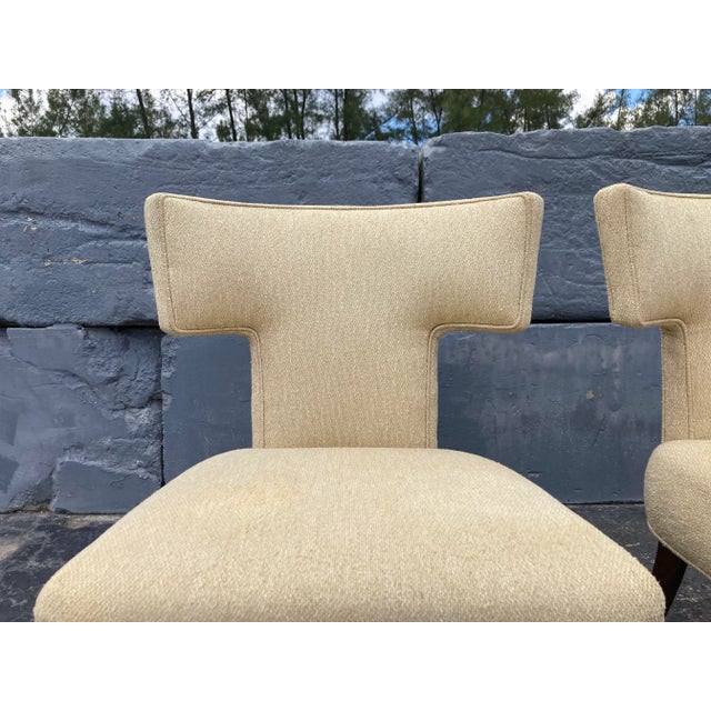 Beige Pair of 1990s Chairs Designed by Larry Laslo for Directional For Sale - Image 8 of 12
