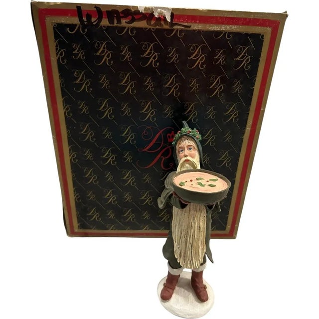Vintage 1983 Duncan Royale “Wassail” Ceramic Figurine With Box For Sale - Image 11 of 12