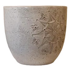 Low Ceramic Seville Series Vase by Aldo Londi for Ceramiche Bitossi Montelupo, 1960s For Sale