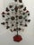 Red Vintage Aurelio Flores Style Mexican Folk Art Tree of Life Sculpture For Sale - Image 8 of 13
