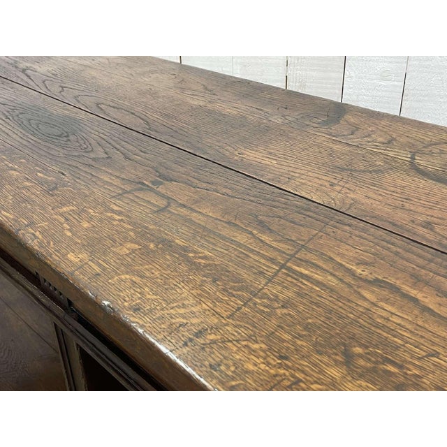 Brown 19th Century Oak Drapers Table For Sale - Image 8 of 18