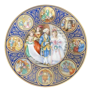 1978 Porcelaine Franklin Par Haviland Pauline Ellison Cinderella Plate
