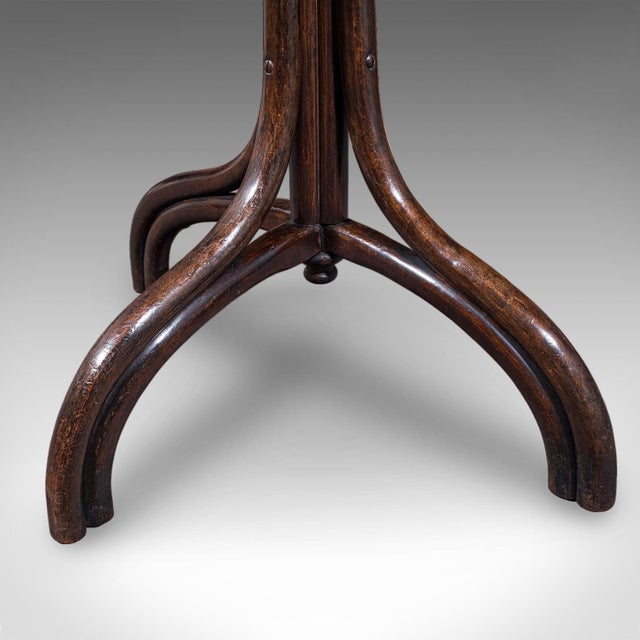 Antique Half Hall Stand, Austrian, Bentwood, Coat Tree, Rack, Thonet, Victorian For Sale - Image 11 of 12