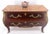 Louis XV Bombe Style Bronze Mounted Mahogany Rouge Marble Top Commode Dresser For Sale - Image 12 of 17
