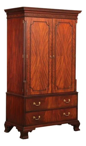 Henkel Harris Georgian Style Mahogany Armoire