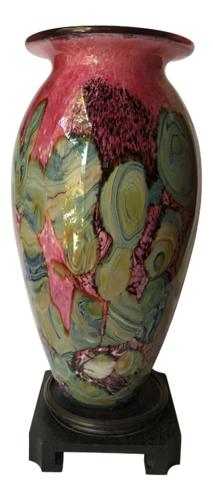 2003 Robert Eickholt Signed Art Glass Vase