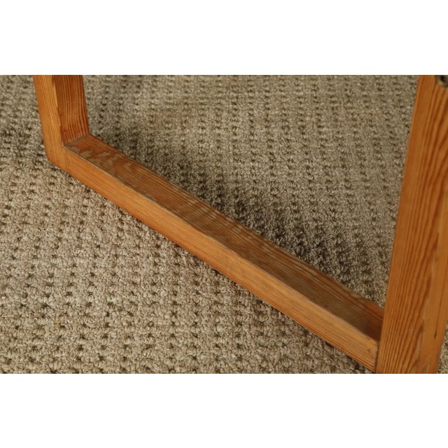 Minimalist Safari Sling Lounge Chair in Natural Canvas and Solid Wood, C 1970s For Sale - Image 10 of 16