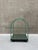 Postmodern Italian Curved Green Glass Bar Cart by Fiam, 1980s For Sale - Image 11 of 11