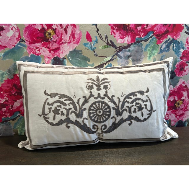 Introduce a note of European-inspired elegance with the Paris Large Rectangle Pillow, a refined decorative accent designed...