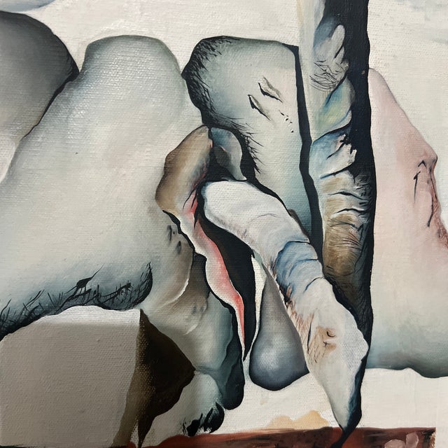 20th Century Abstract Surrealism Oil on Canvas by Thomas Glover For Sale - Image 10 of 12