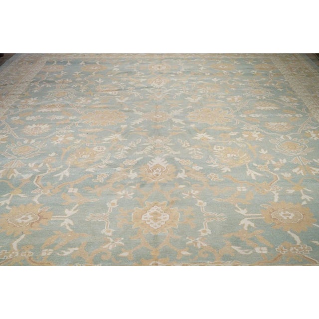 Traditional Oushak Rug 12'1'' X 15'2'' For Sale - Image 3 of 12