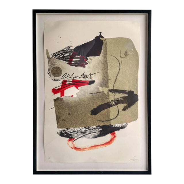 Antoni Tapies Arrow,138/300, 1988 For Sale