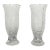 Antique American Brilliant Period Cut Crystal Pedestal Vases (Set of 2) For Sale