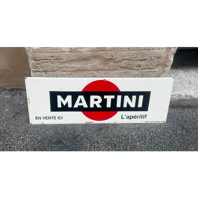 Mid-Century Modern Vintage Martini Sign, 1960s For Sale - Image 3 of 6