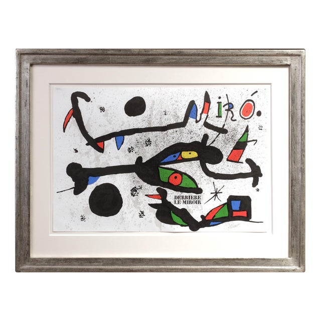Joan Mirò, Composition from DLM, Lithograph Magzine Page For Sale